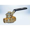 American Valve M100S 4 4 in. CxC Brass Ball Valve M100S 4&quot;